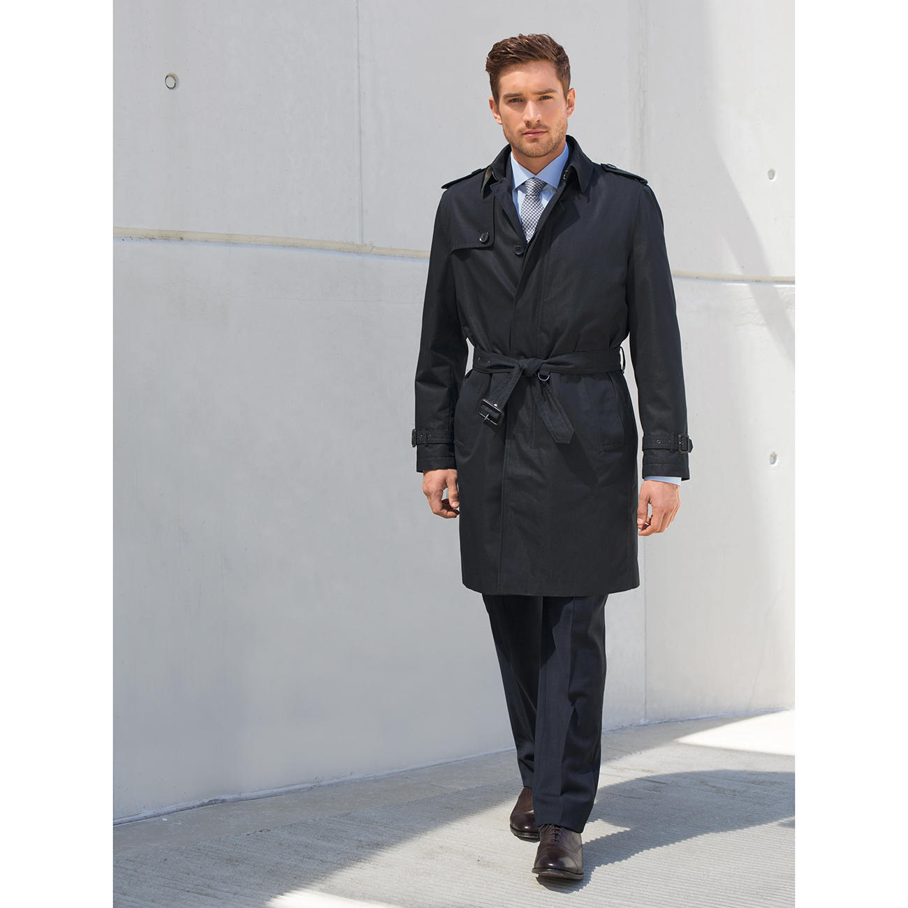 Trenchcoat herren schwarz Free shipping is applied to orders over $ before tax.